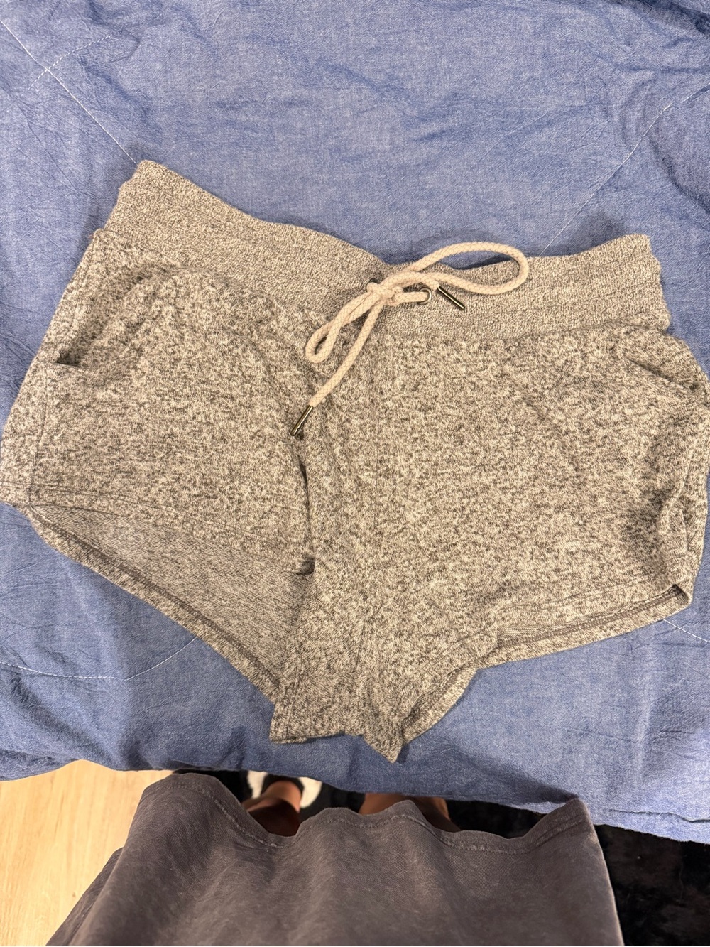 Urban Outfitters Heather Gray Knit Lounge Shorts